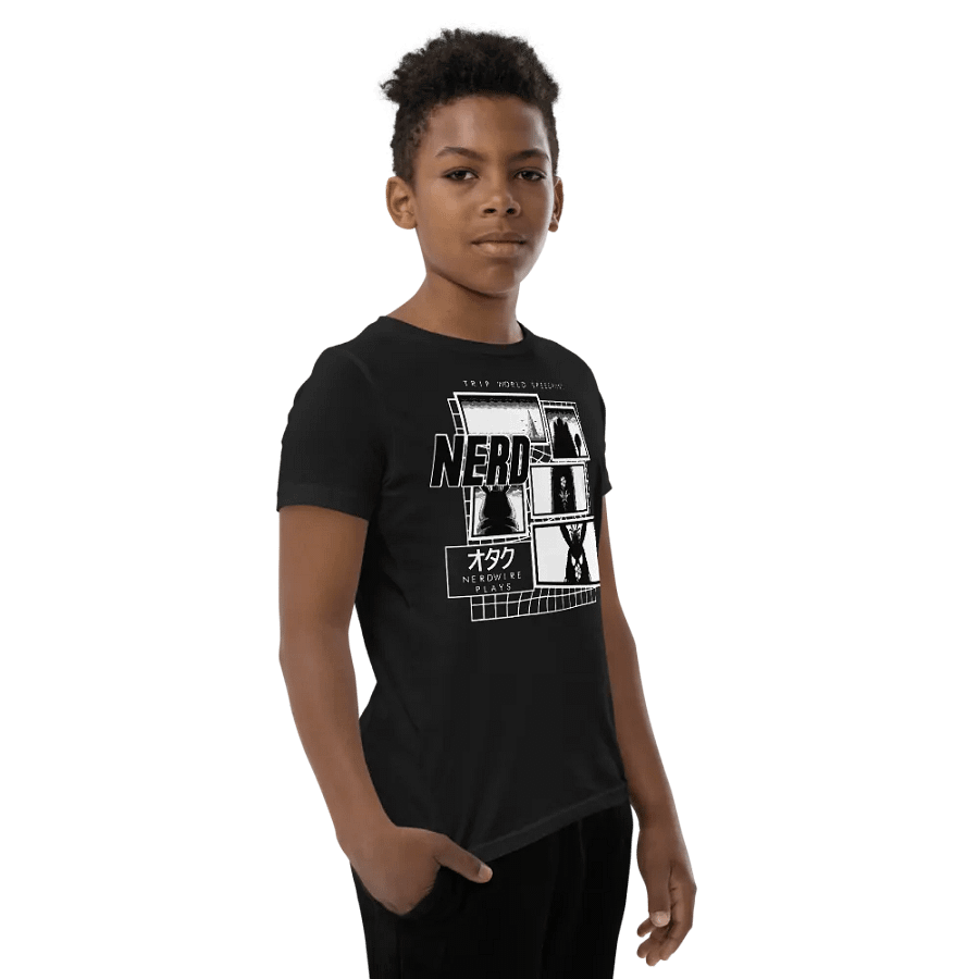 Trip World Speedruns Crew Neck Youth T-Shirt product image (9)