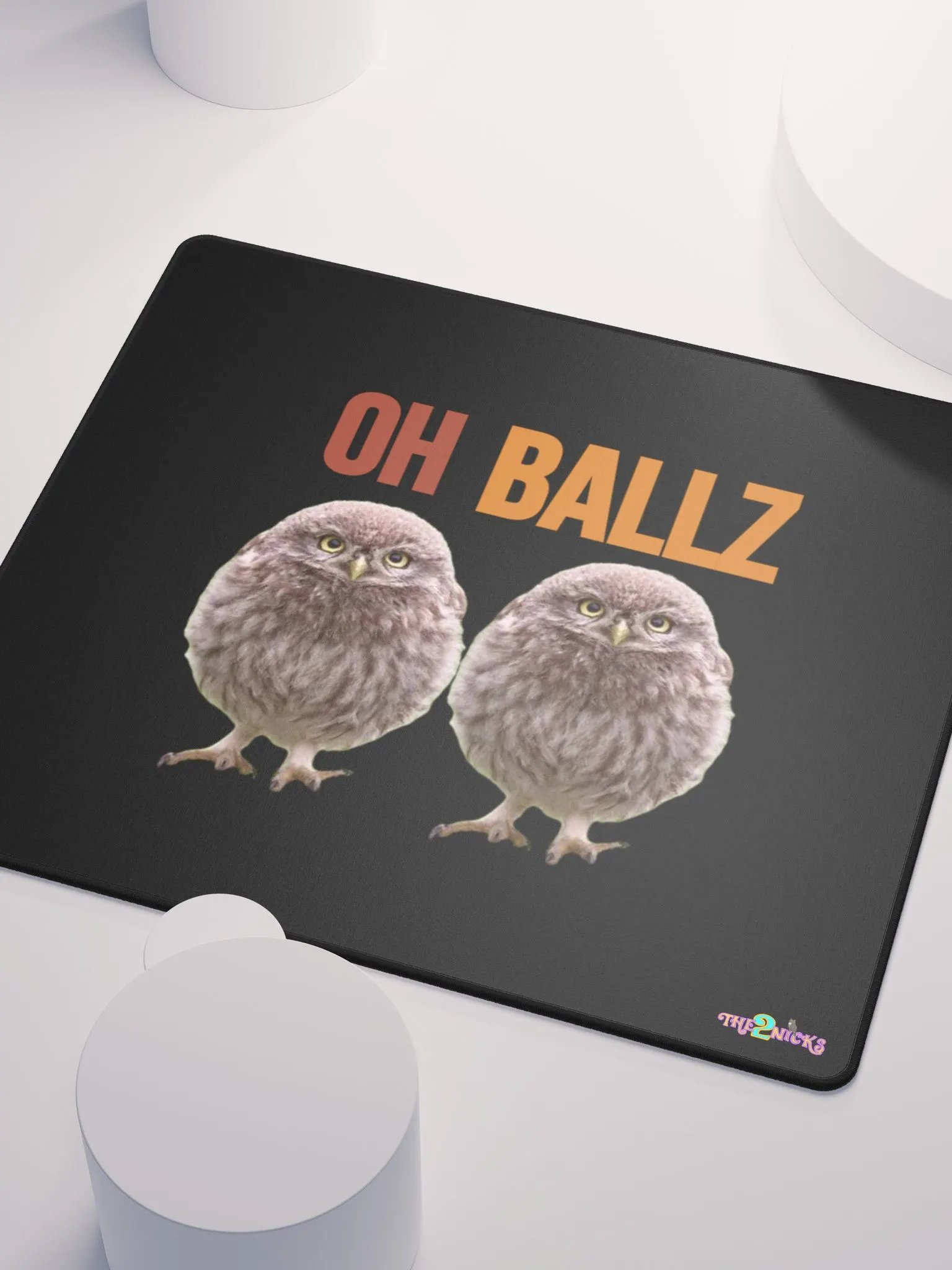 Oh Ballz Gaming Mouse Pad (Black) product image (3)