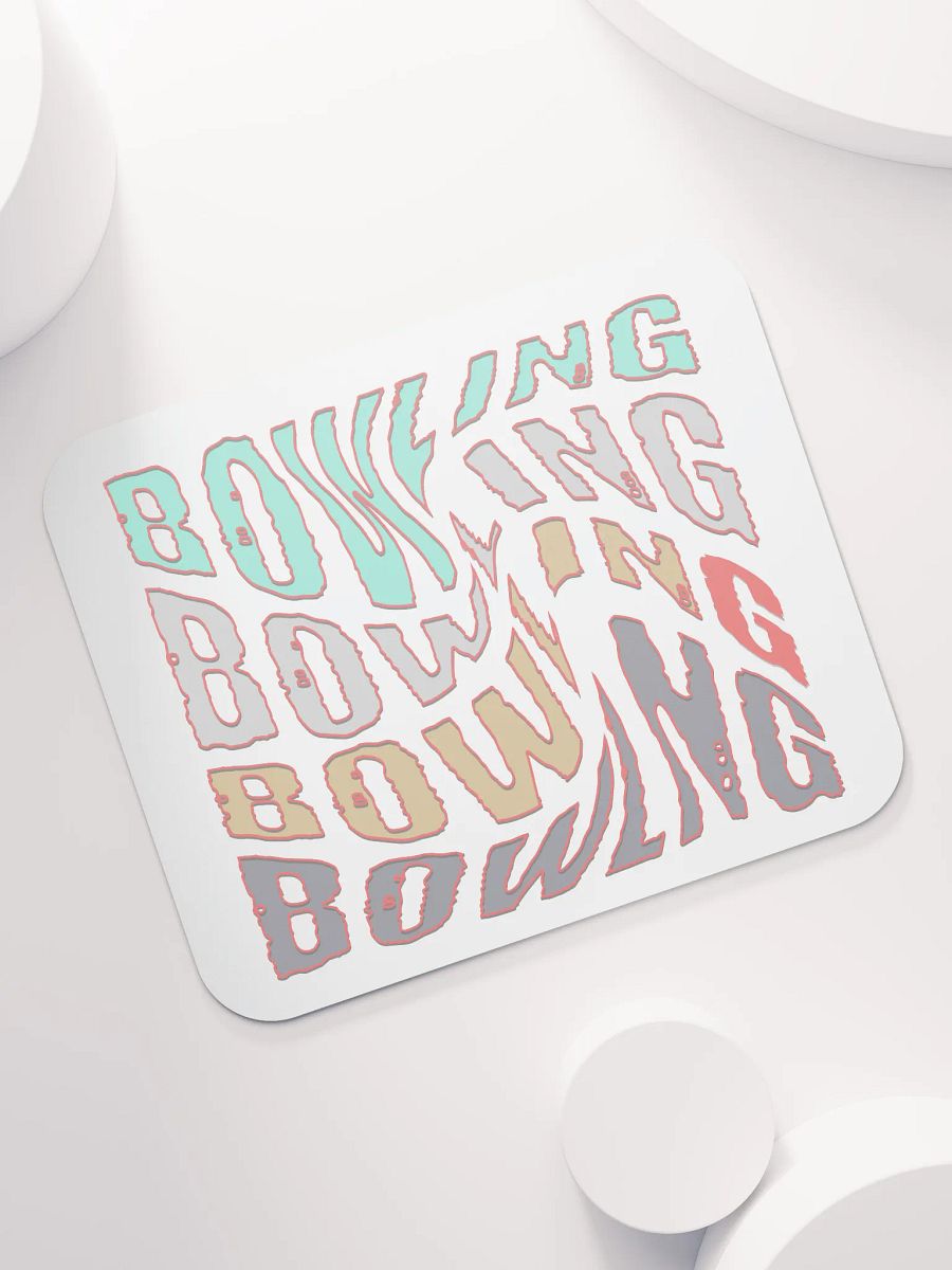 Mess Swirl Bowling Wavey Blast Mouse Pad product image (5)
