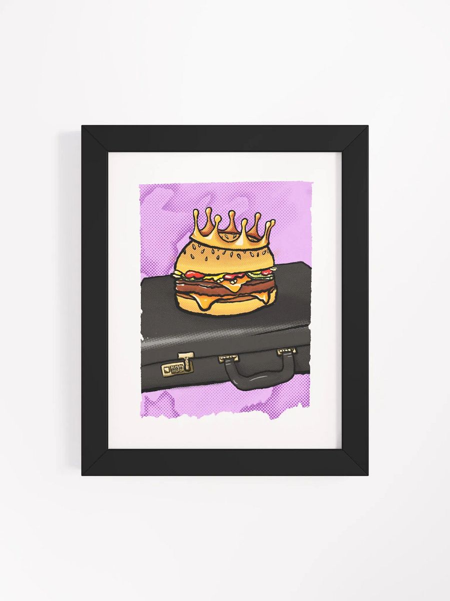 Royale W/ Cheese Framed High-Quality Matte Poster (in) by Allcolor product image (4)