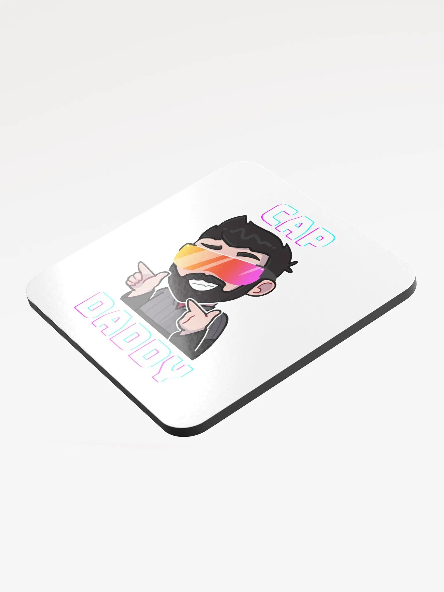 Cap Daddy Glossed Cork Coaster product image (3)