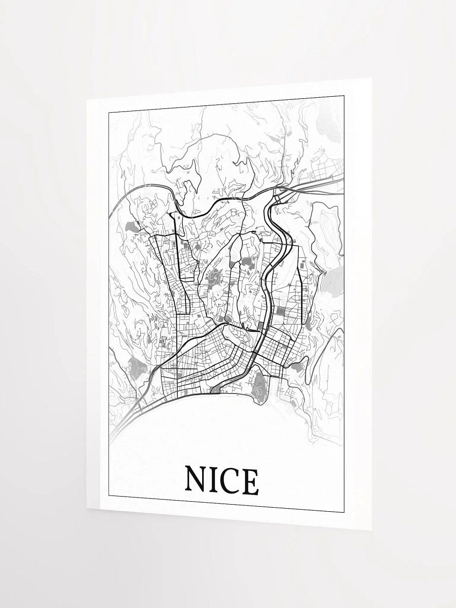 Nice, France, city map print product image (8)