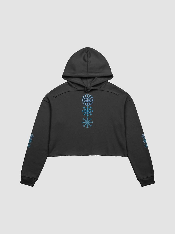 Pow Snowflakes Crop Hoodie product image (1)