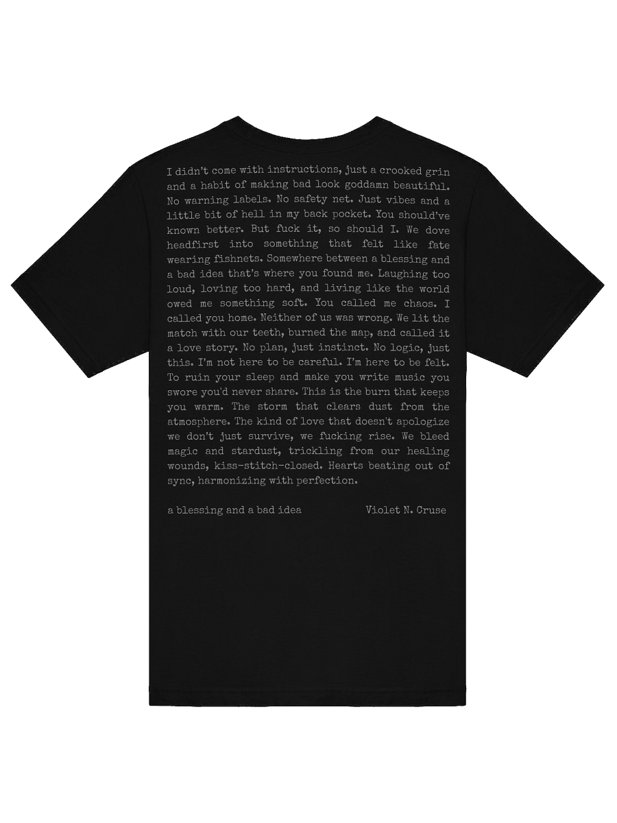 a blessing and a bad idea Tshirt product image (28)