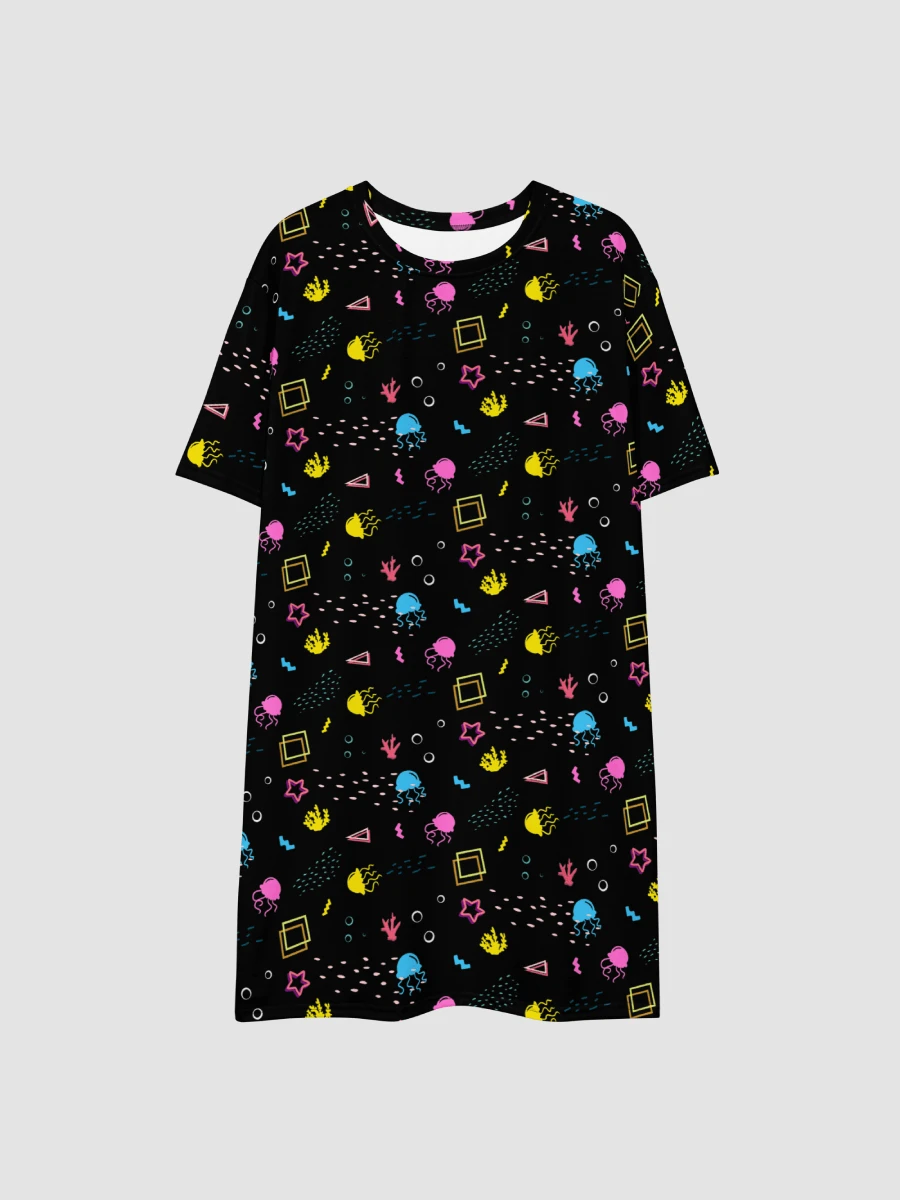 Shifty Seas dark pattern t-shirt dress product image (3)