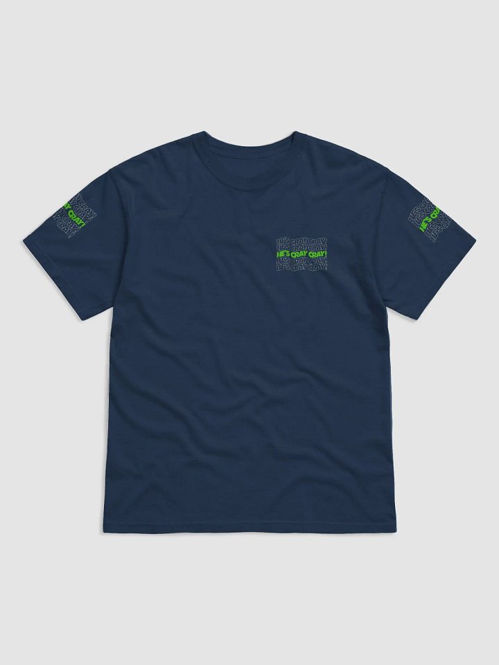 He's cray cray! Shirt (green/white) product image (3)
