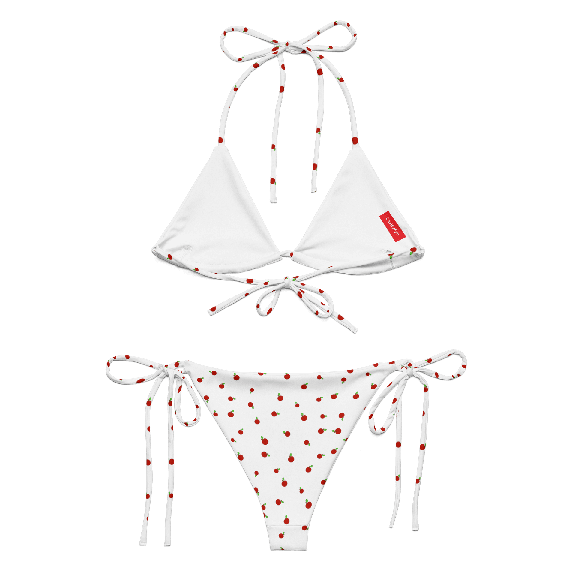 Red apples Garden Recycled Bikini Set product image (2)