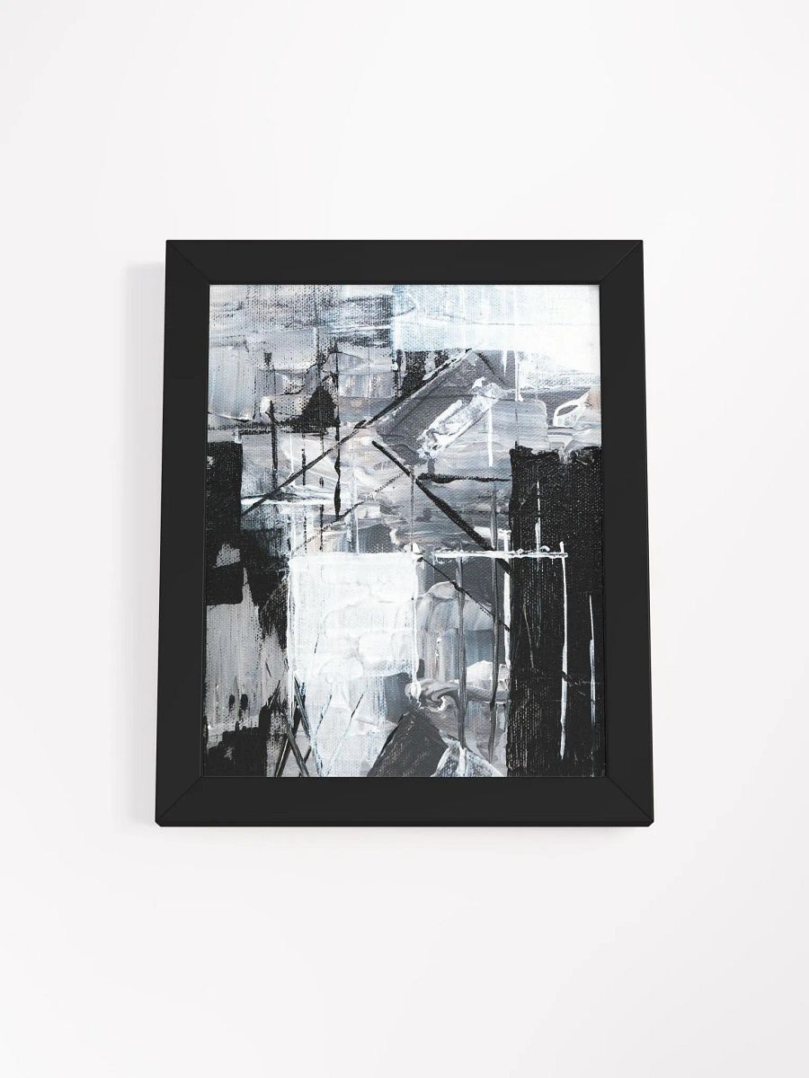 Monochrome Chaos Framed Poster product image (8)