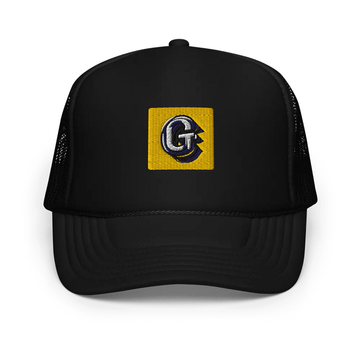 Glamorous Tango Foam Trucker Hat |AI Design initial G product image (2)