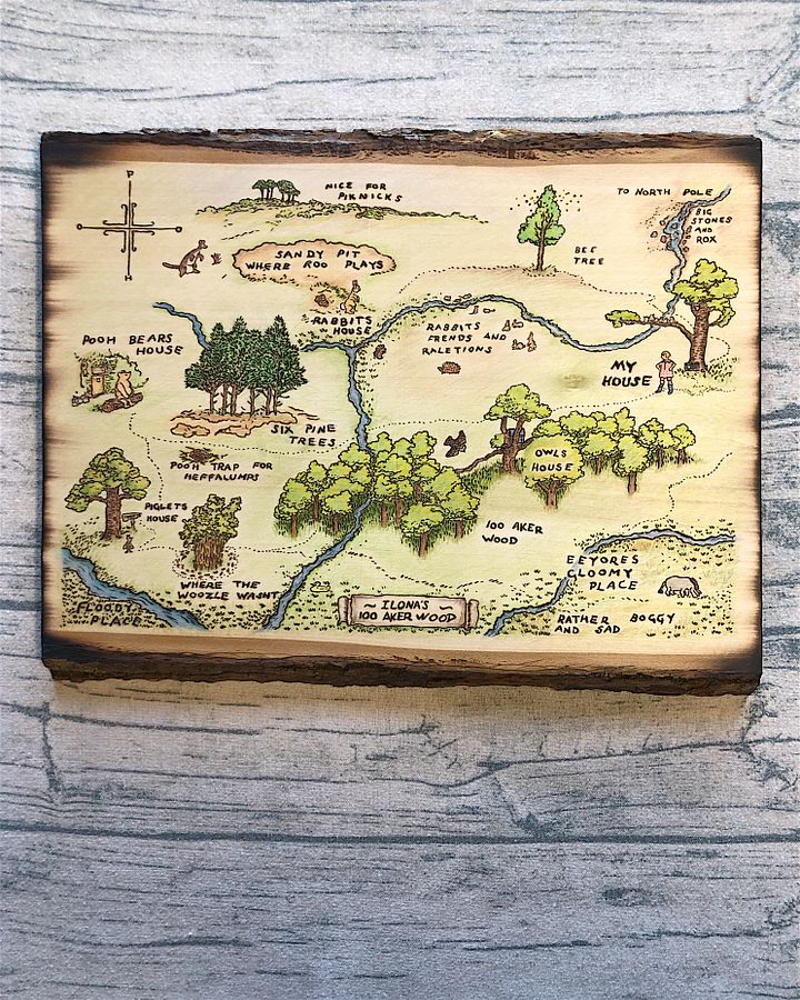 100 Aker Wood Map product image (1)