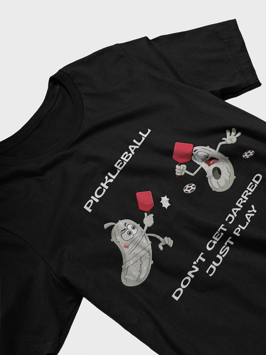 Pickleball Don't Get Jarred Just Play Supersoft T-Shirt product image (31)