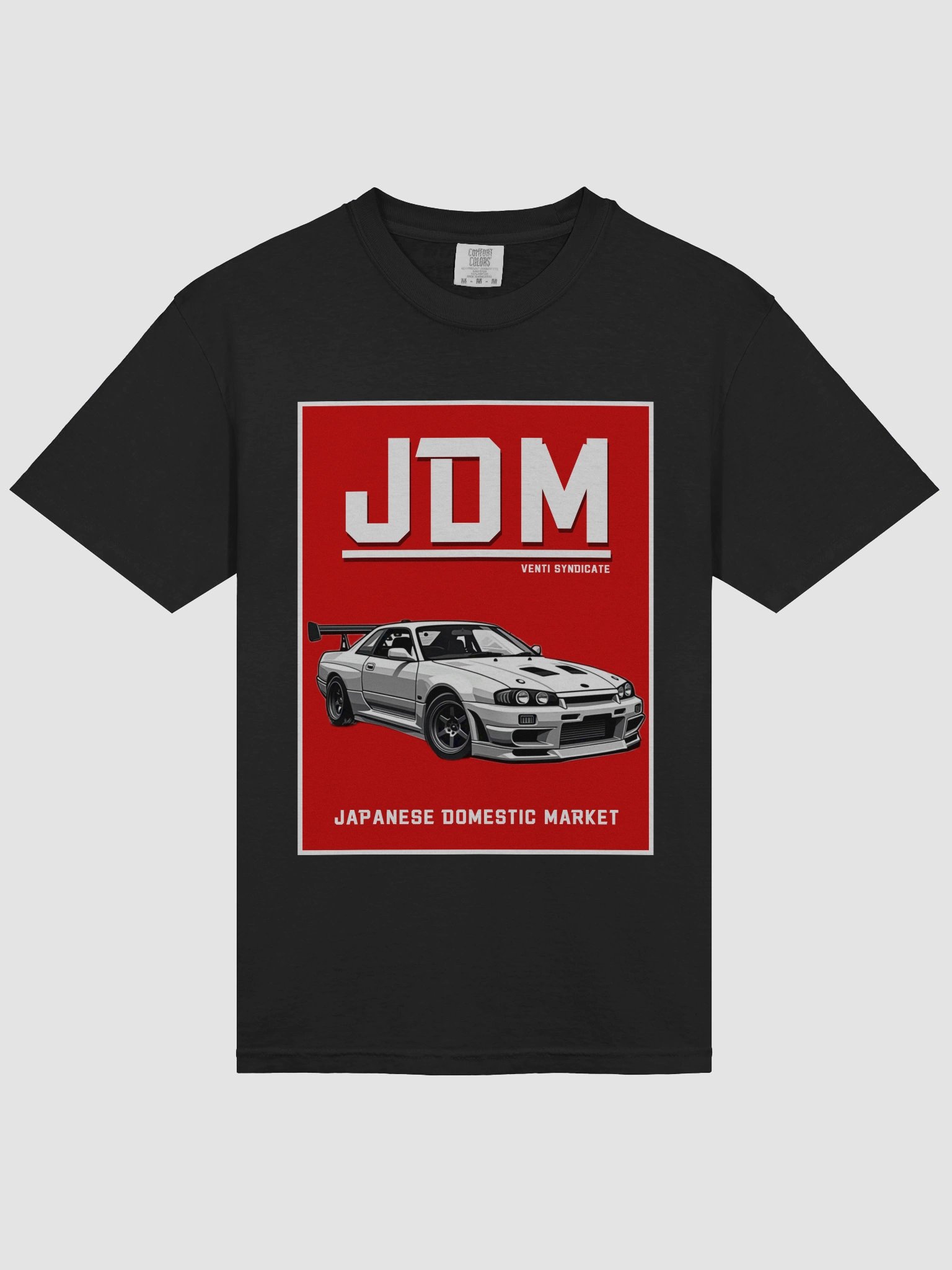 JDM Venti Syndicate Stylized Sports Car T-Shirt product image (18)