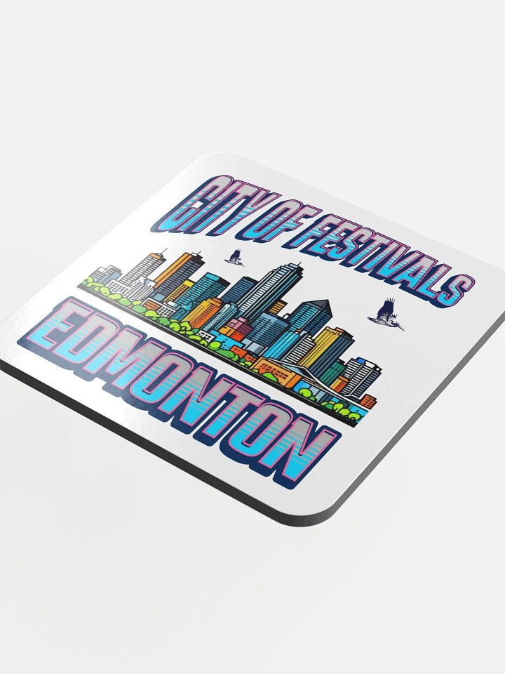 City Of Festivals Edmonton Cityscape Coasters product image (1)