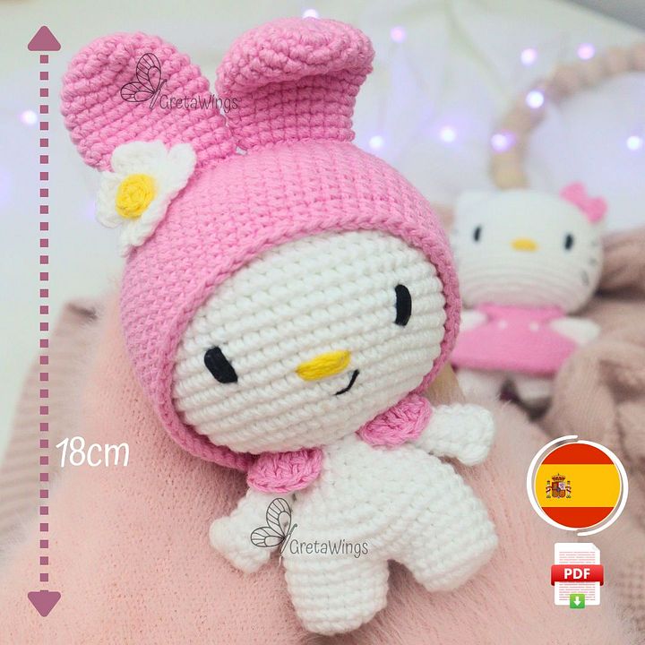 PATRÓN Amigurui My Melody, familia Sanrio (Descarga Digital) product image (1)