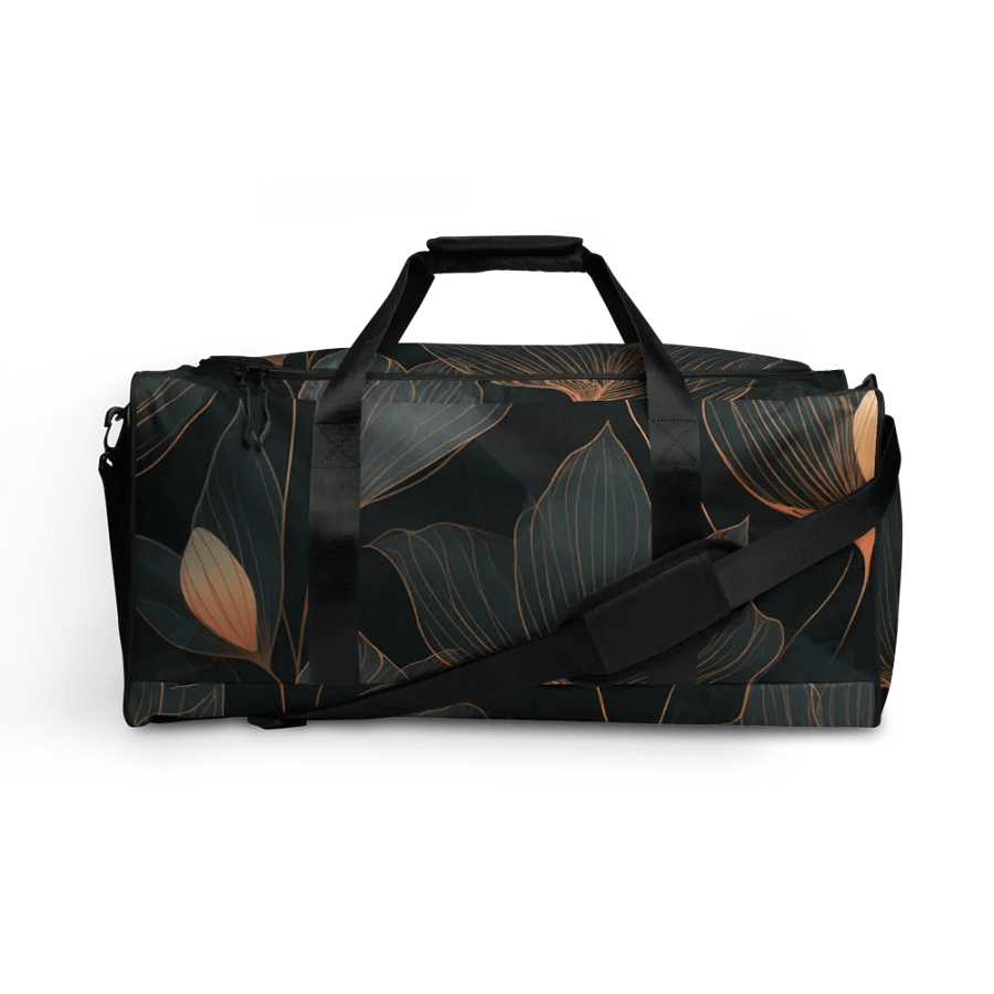 Golden Botanical Elegance Duffle Bag product image (3)