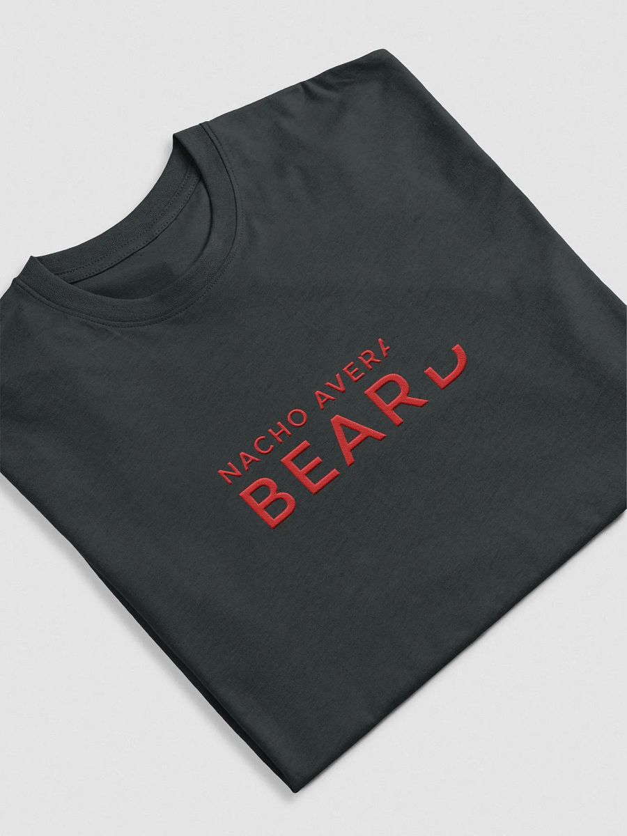 Men's Nacho Average Beard T-Shirt (Red Embroidery) product image (4)