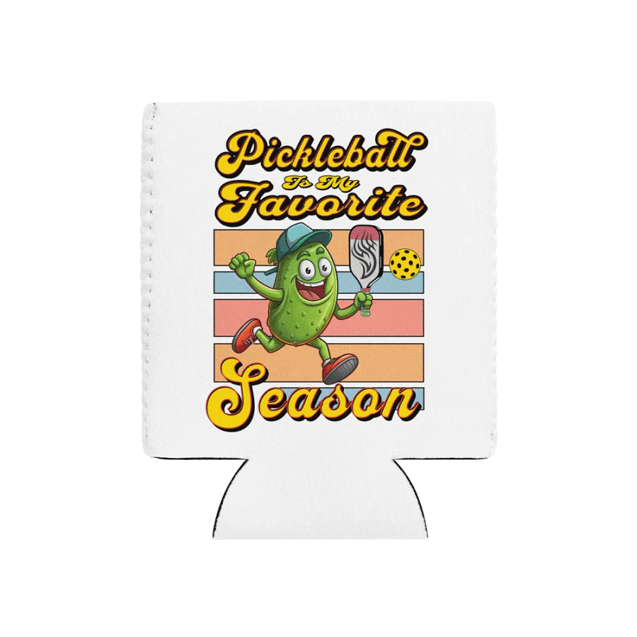 Pickleball Is My Favorite Season Coozie Can Cooler product image (1)