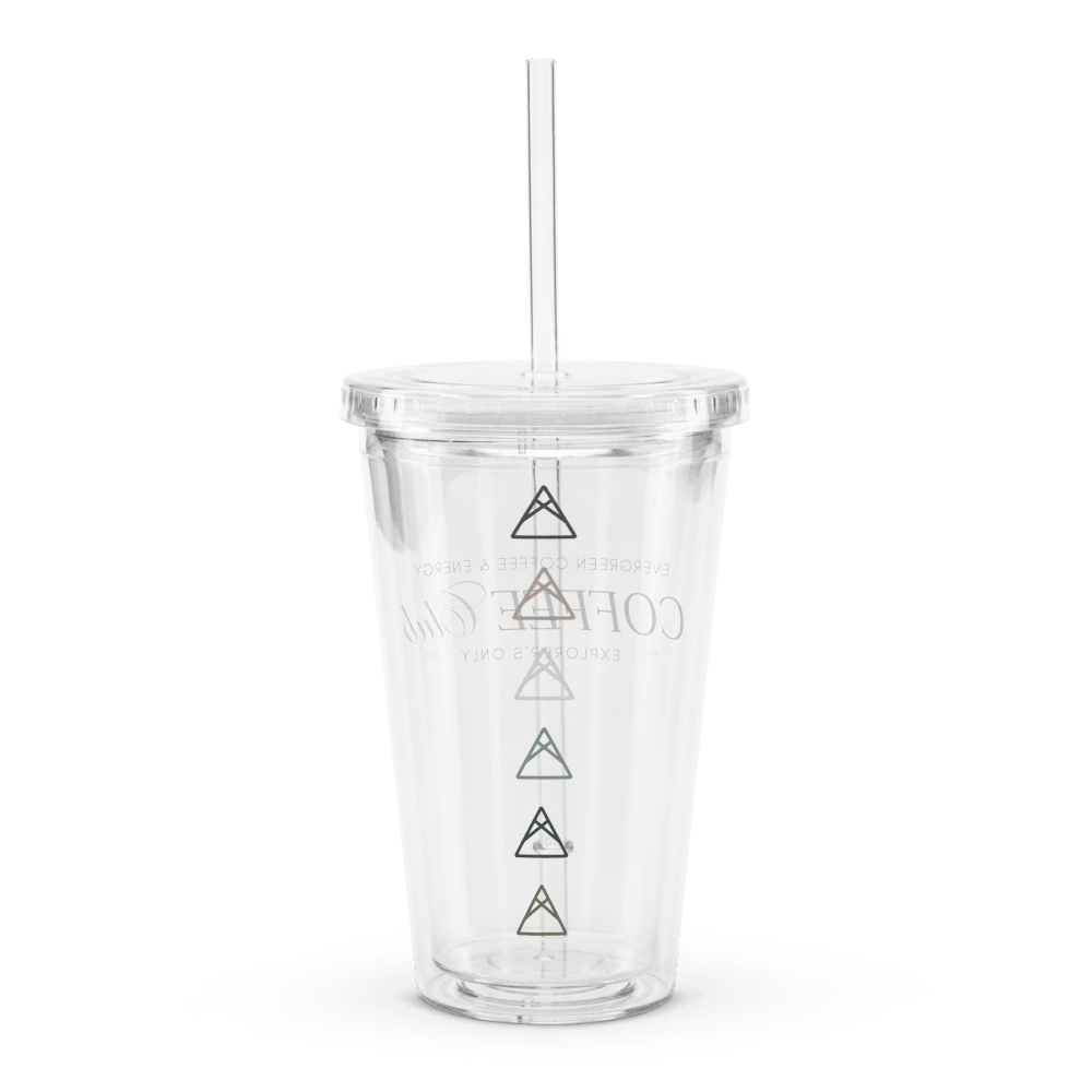 Coffee Club Clear Plastic Tumbler | Sip Society product image (2)