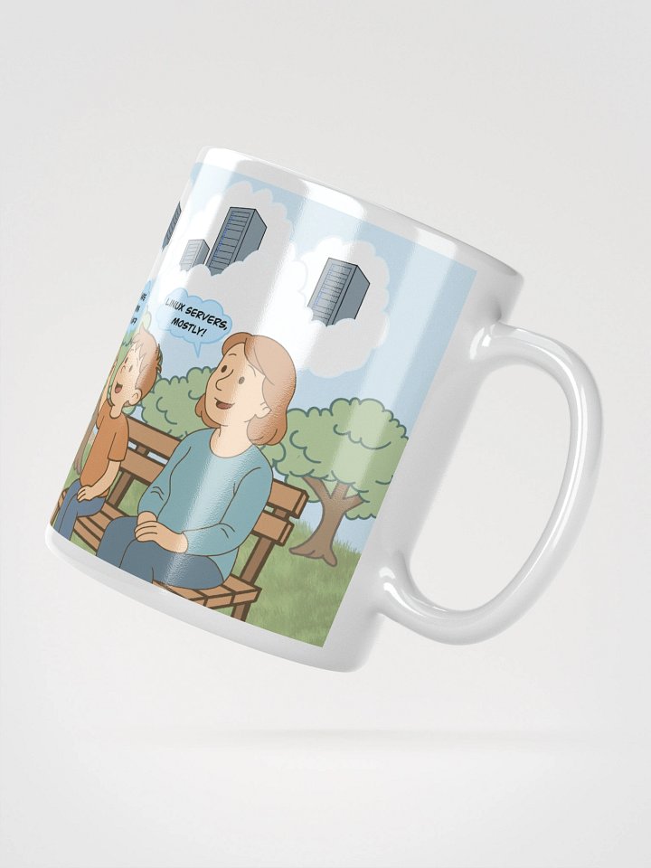 Linux servers White Glossy Mug product image (2)