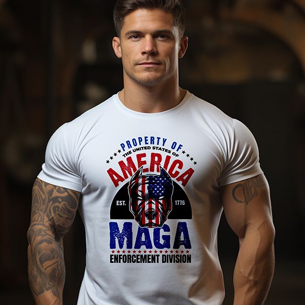 MAGA ENFORCEMENT_Light Tee product image (5)