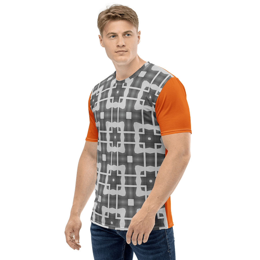 Gridlock Echo – Ember Pulse Edition Men's Tee product image (3)