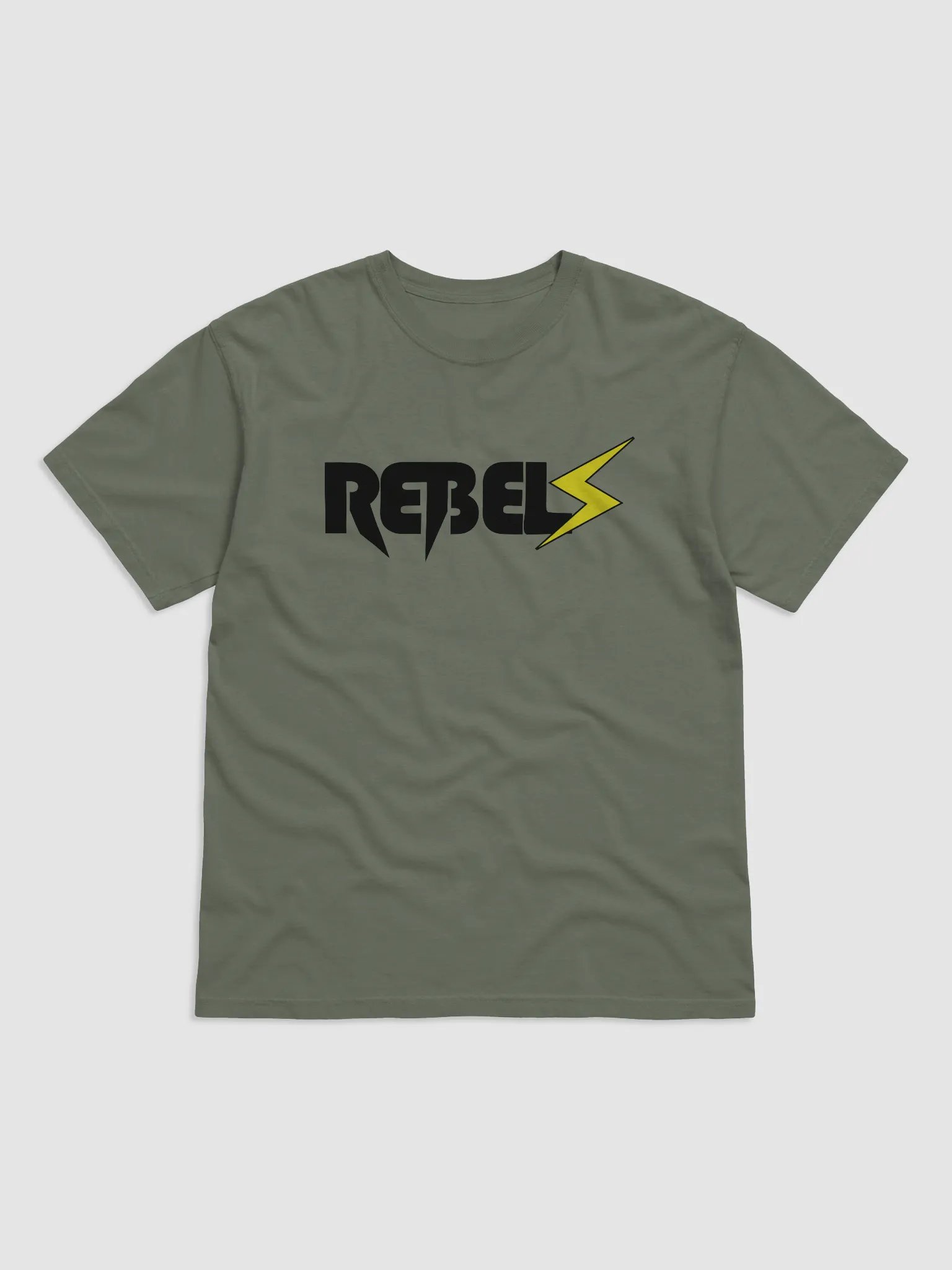 Rebels T-Shirt Moss | Black | Yellow product image (1)