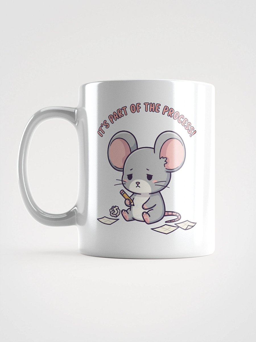 Messy Mouse Doodler White Glossy Mug product image (1)
