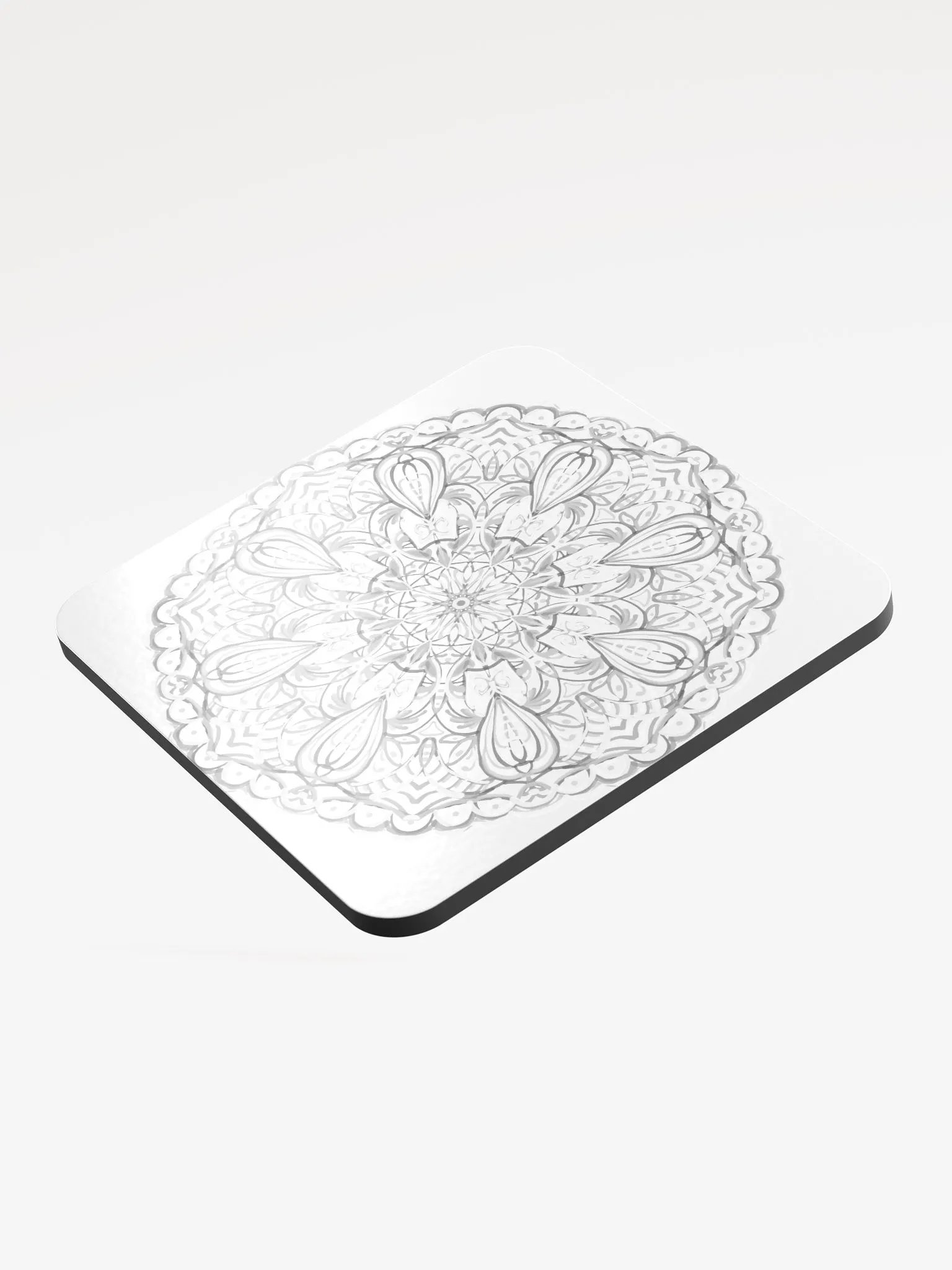 Mandala Monochrome Coaster Set product image (3)