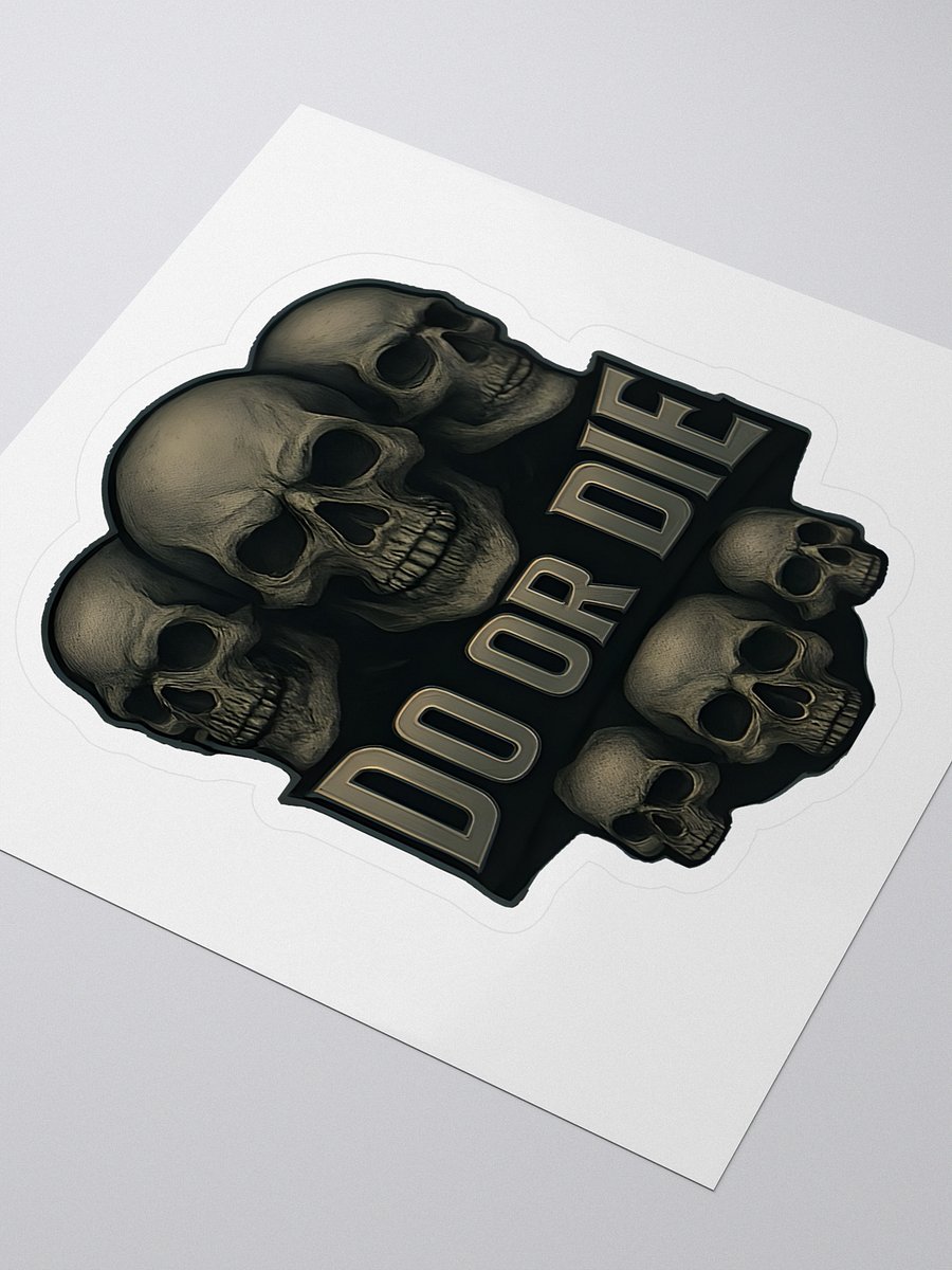 Symmetrical Skulls Kiss Cut Stickers product image (3)