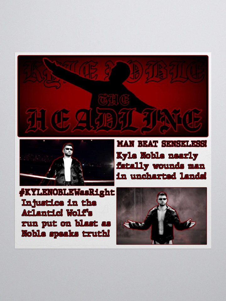 THE HEADLINE sticker product image (2)