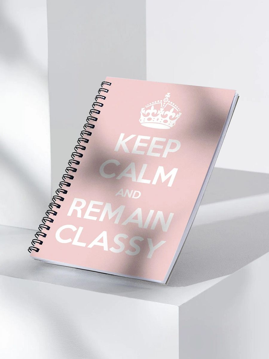 Keep Calm Notebook in Pink product image (3)