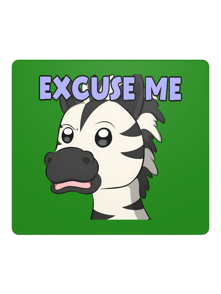 Excuse Me Zebra Gaming Mouse Pad product image (2)