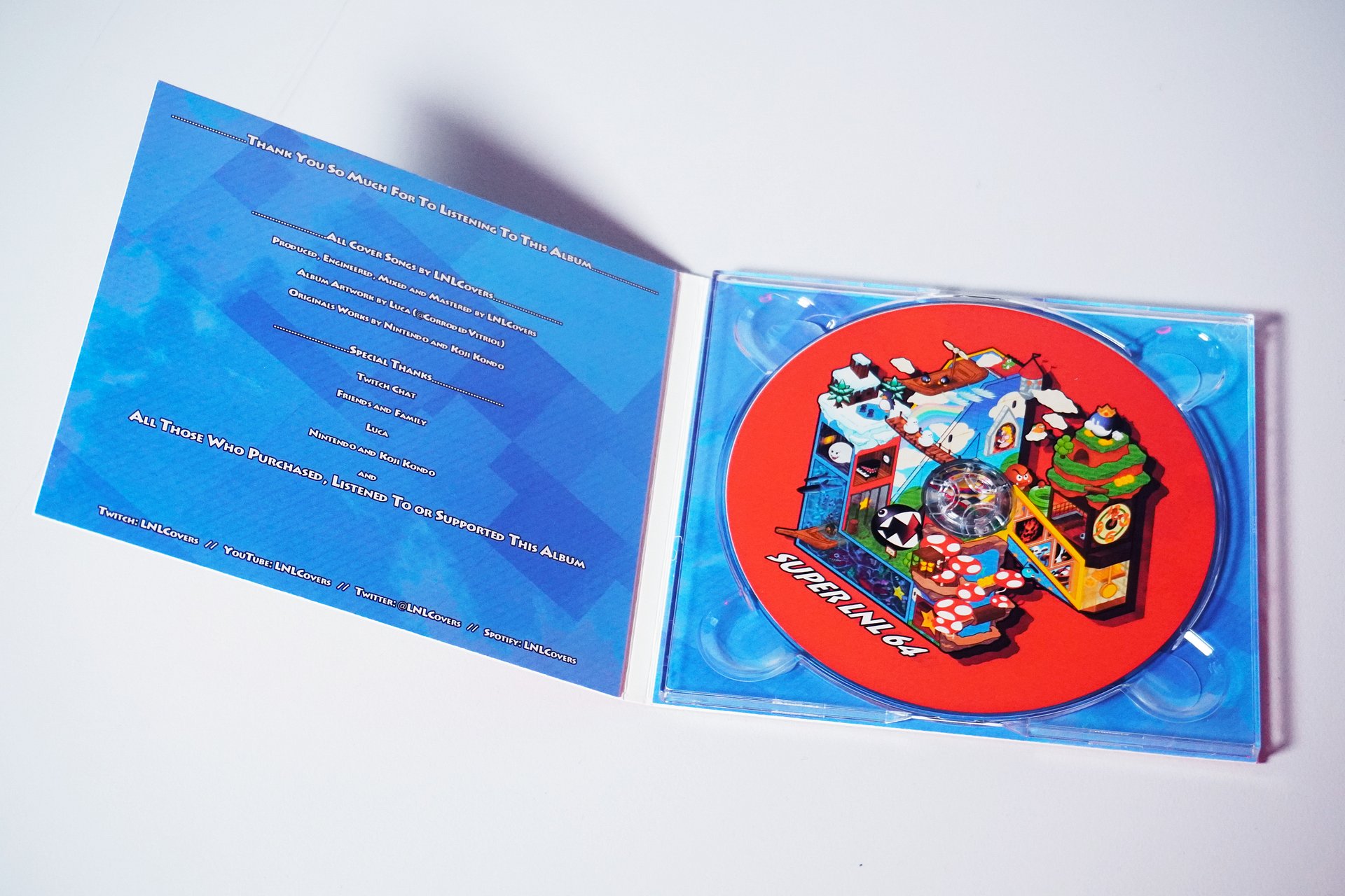 Super LNL 64 - A Super Mario 64 Cover Album product image (3)