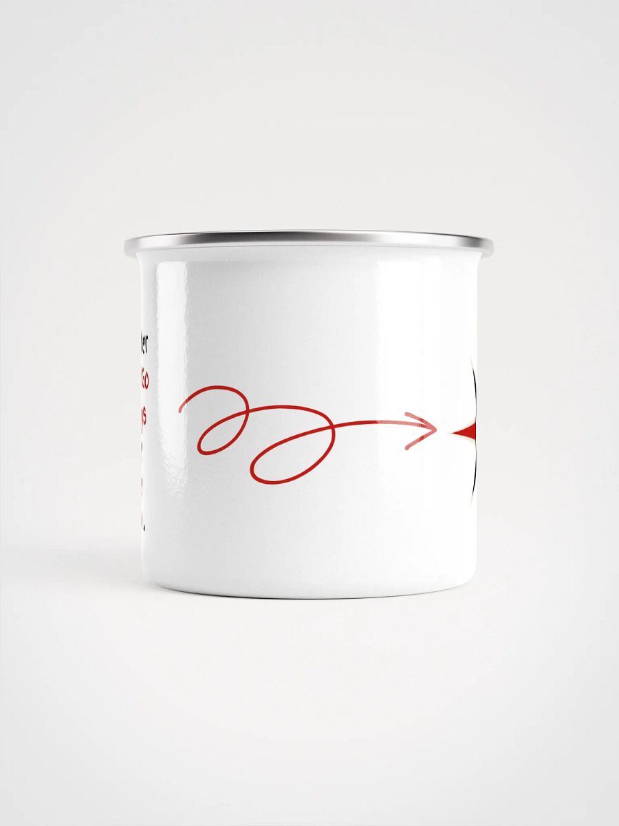 No Matter Where I Go I Always Come Home To You Enamel Camp Mug product image (2)