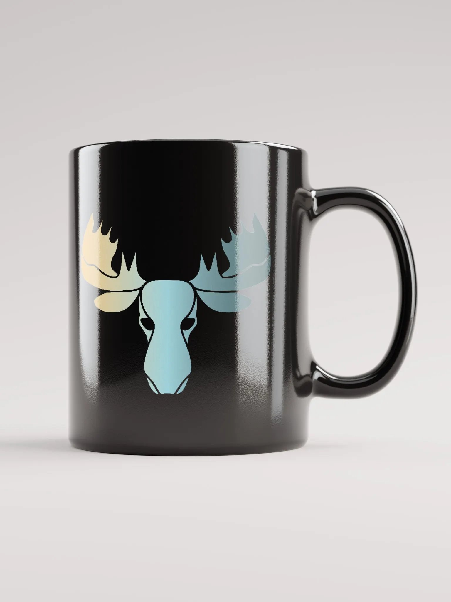 Madish Moose Black Glossy Mug product image (1)