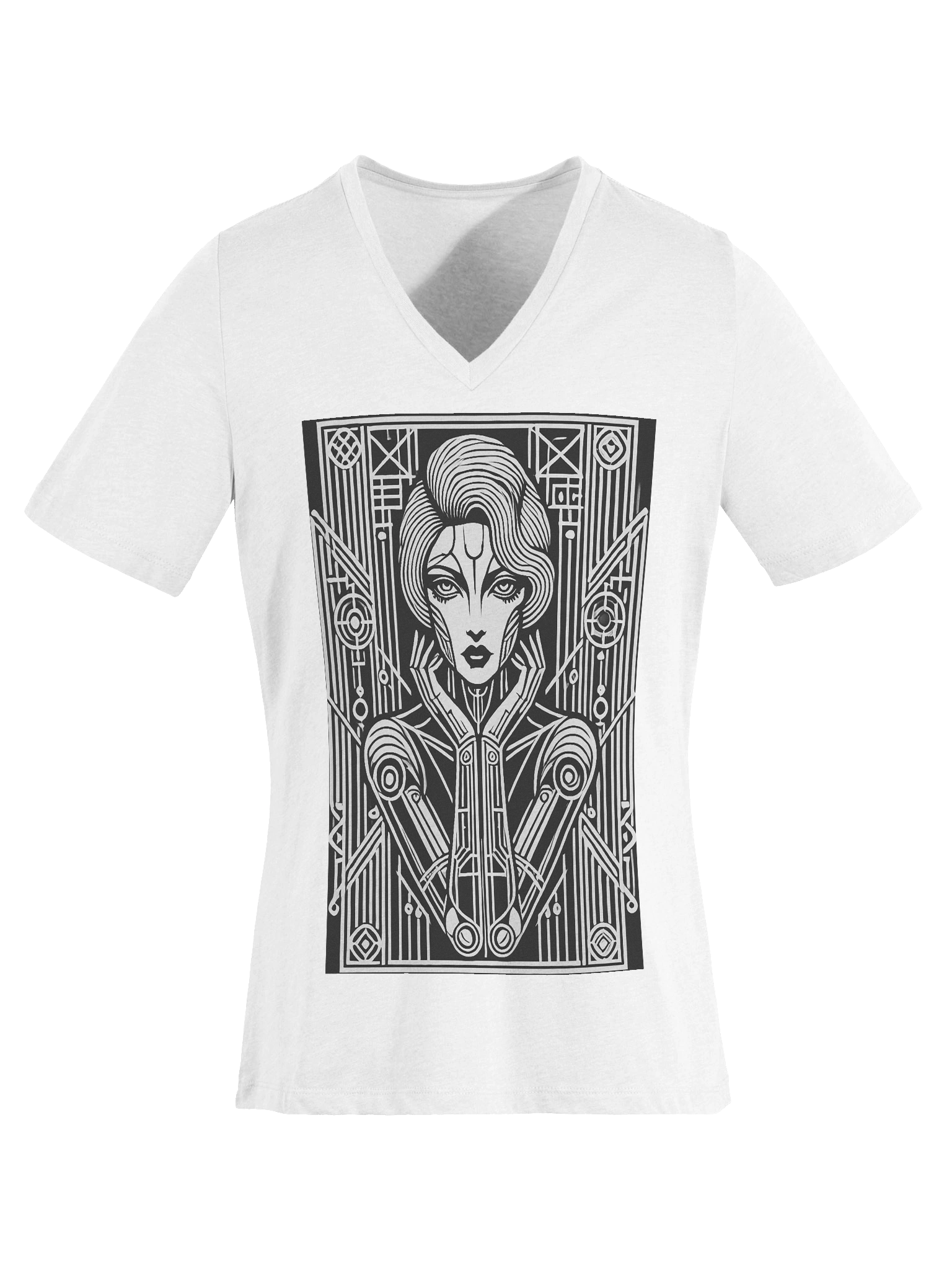 Android Girlfriend V-Neck product image (6)