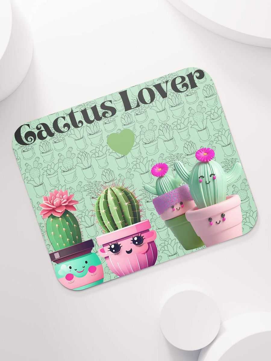 Cheerful Cactus Mouse Pad product image (7)