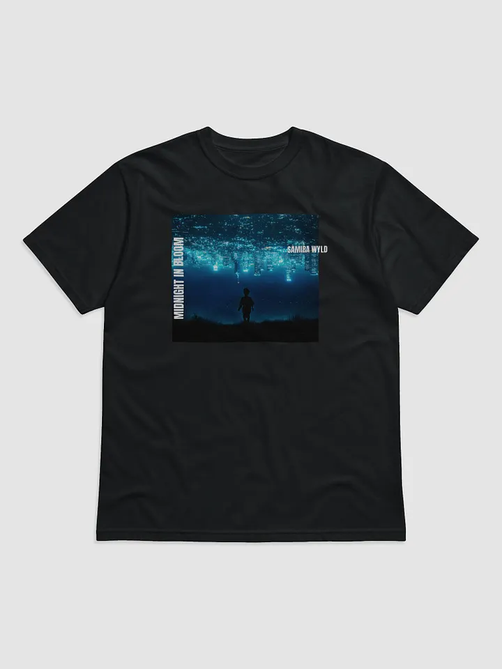 MIDNIGHT IN BLOOM (UNISEX) Organic cotton (Black) product image (2)