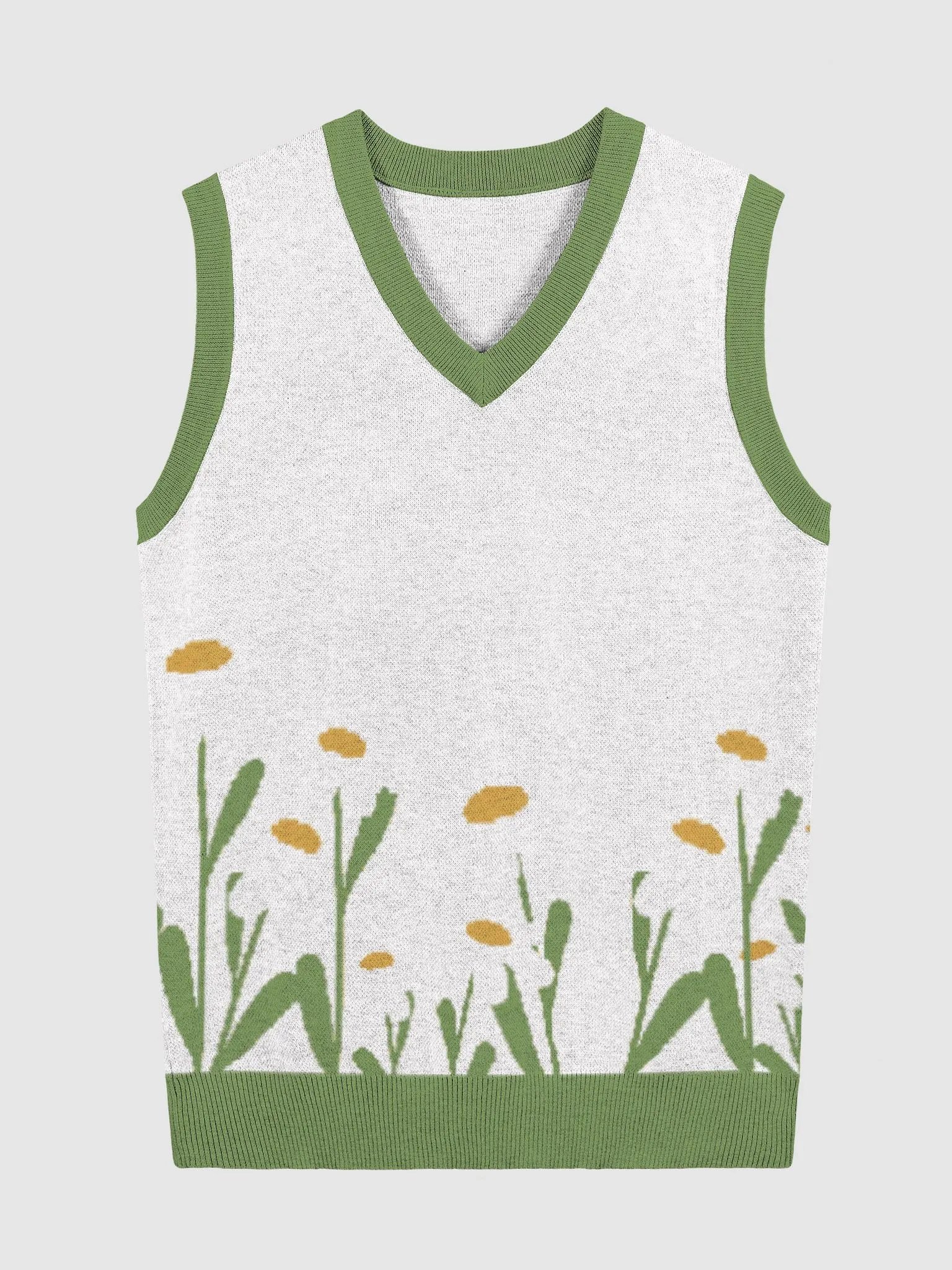 Everything is coming up Daisy's Knitted V-Neck Vest (Exclusive) product image (1)