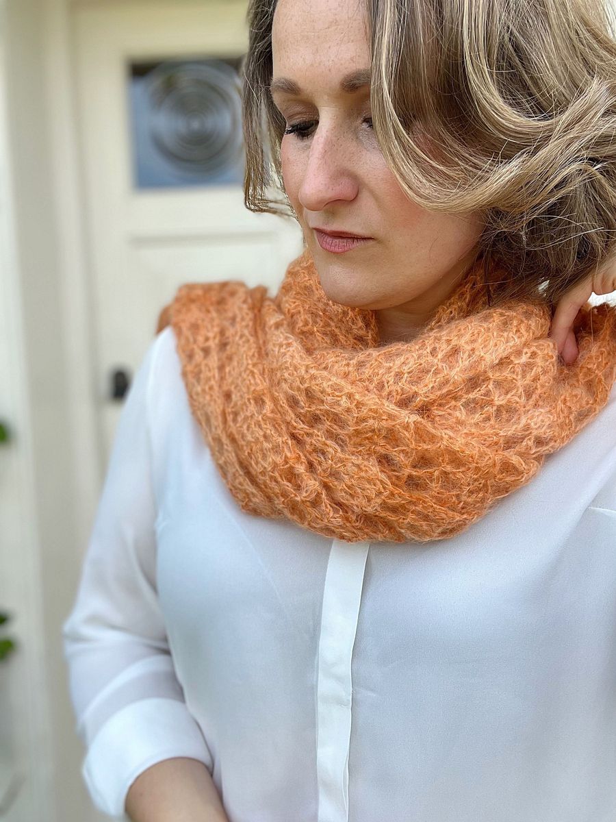 Orange Blossom Lace Crochet Shawl Pattern PDF product image (9)