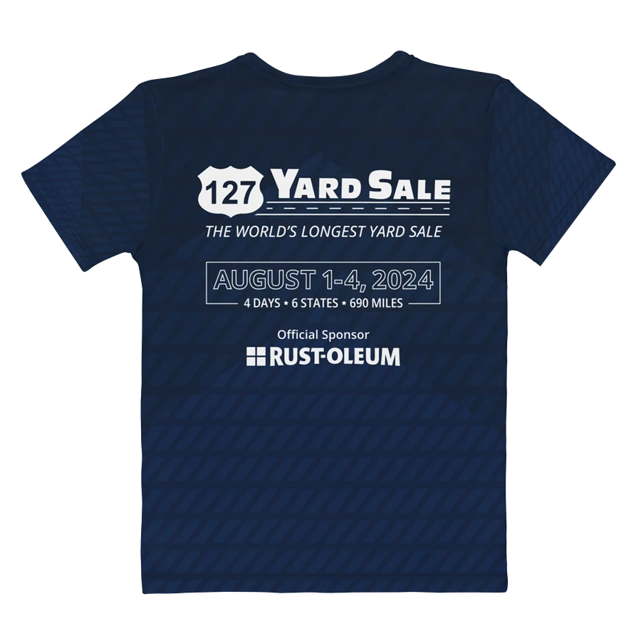 127 Yard Sale (2024) - All-Over Nautical Blue Print Women's Crew Neck T-Shirt product image (9)