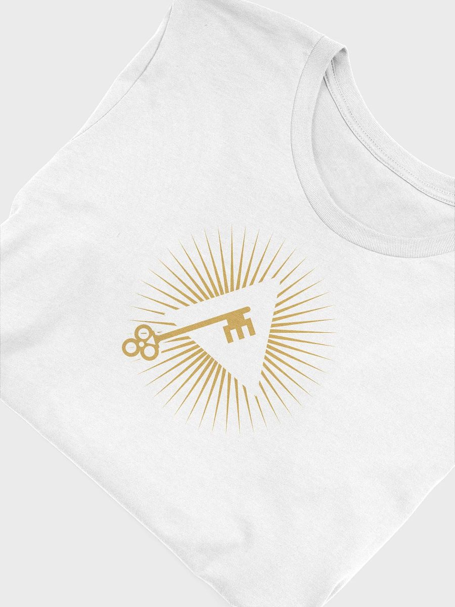 Master Key Logo T-Shirt in White product image (5)