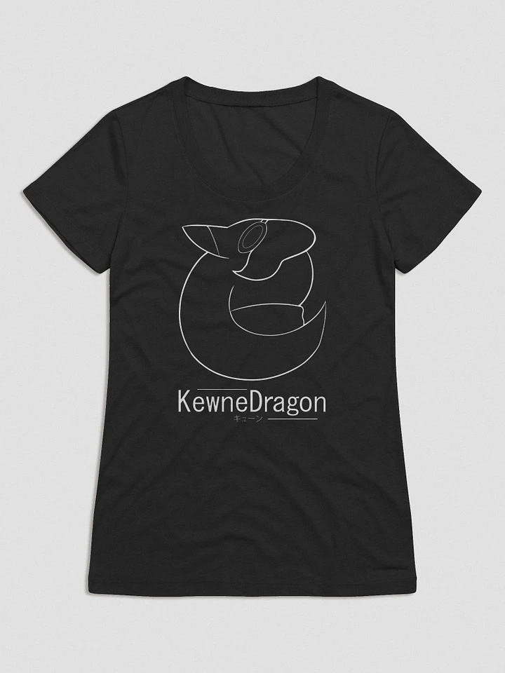 KewneDragon Logo - Ladies Tee - White Text product image (1)