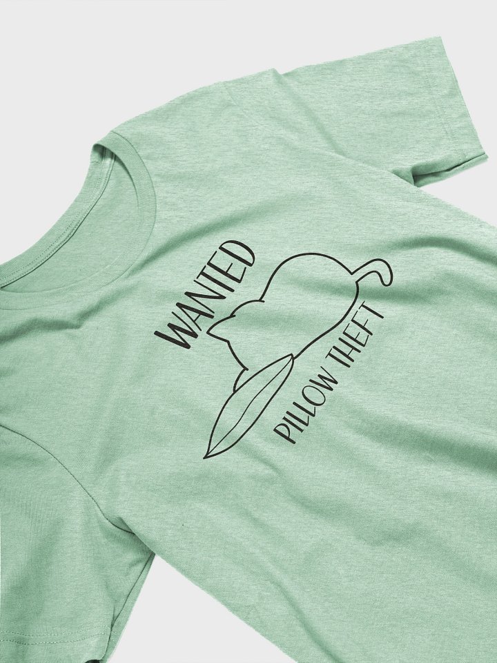Wanted (Pillow Theft - Black Print) - Unisex Adult Super Soft Lightweight T-shirt product image (2)