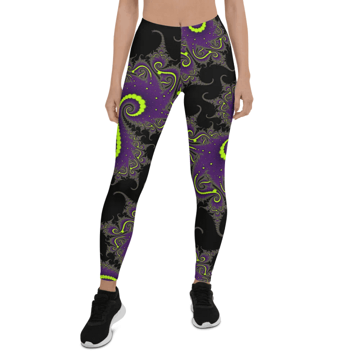 Fractal Leggings - Acid Nights product image (1)
