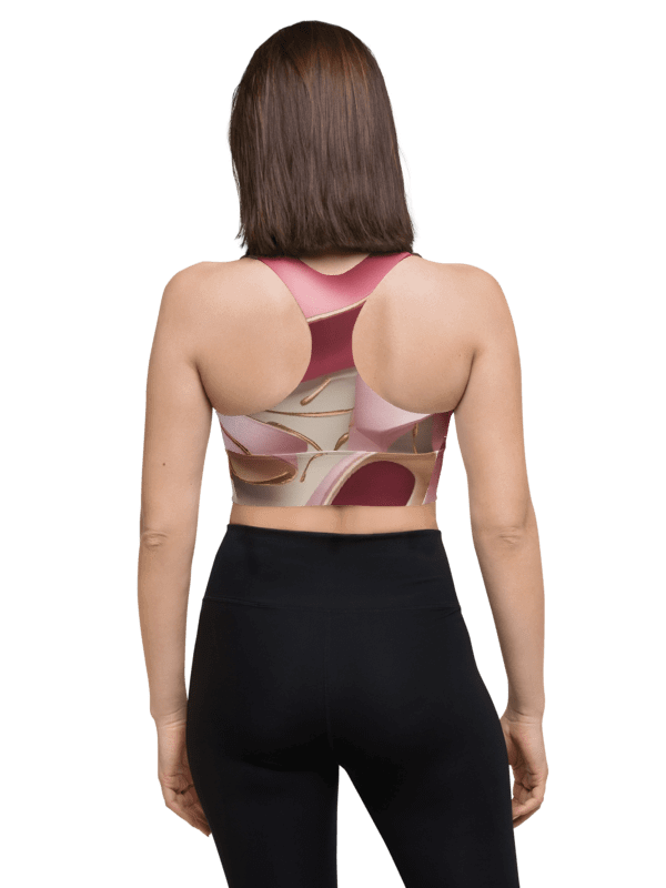 Strawberry Rhubarb Shortcake Sports Bra product image (4)