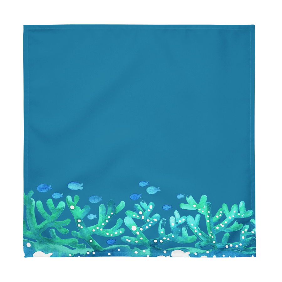 Ocean Reef Cloth Napkin Set – 4-Pack (2 Navy + 2 Aqua) product image (7)