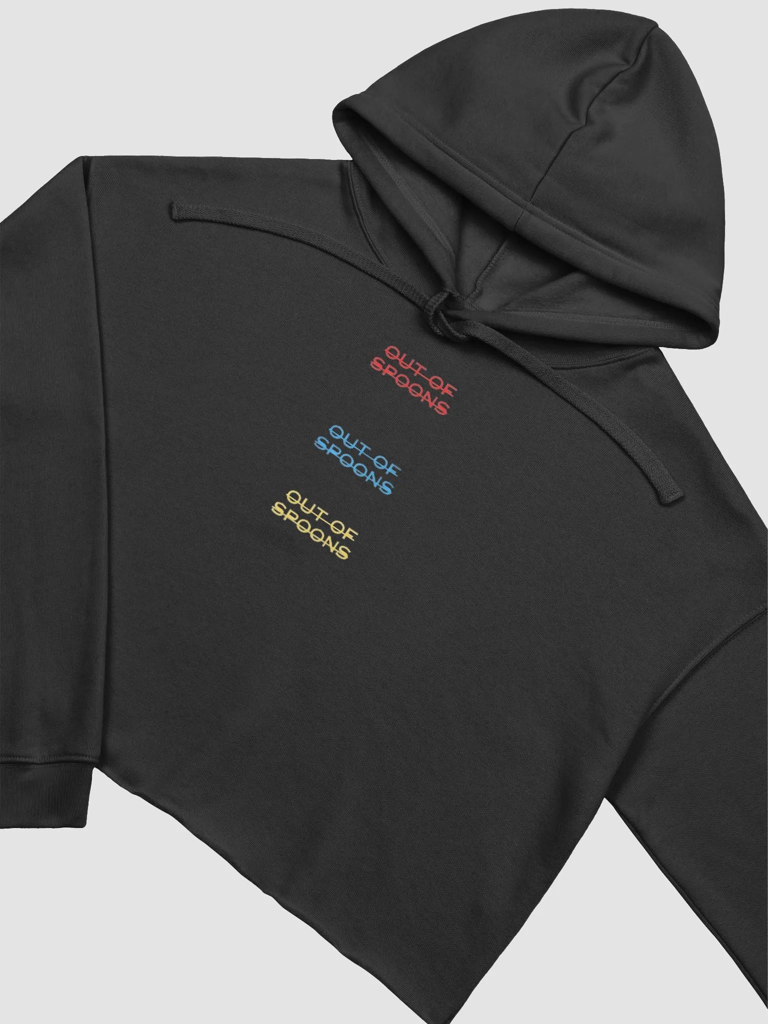 Vibrant Spoonful Crop Hoodie product image (3)
