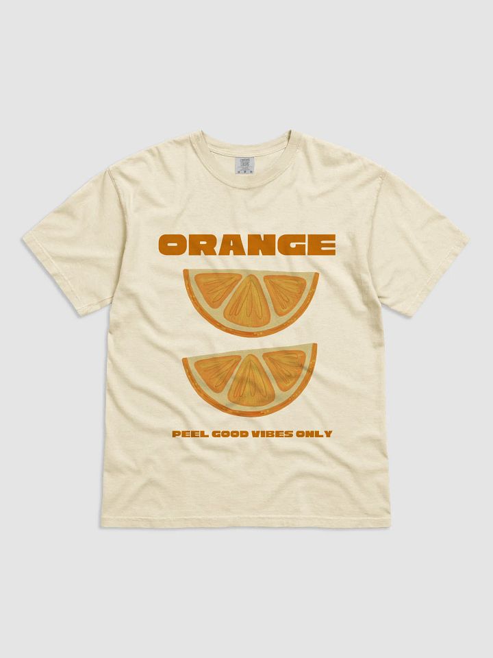 Peel Good Vibes Only – Orange Slice Aesthetic Shirt product image (1)