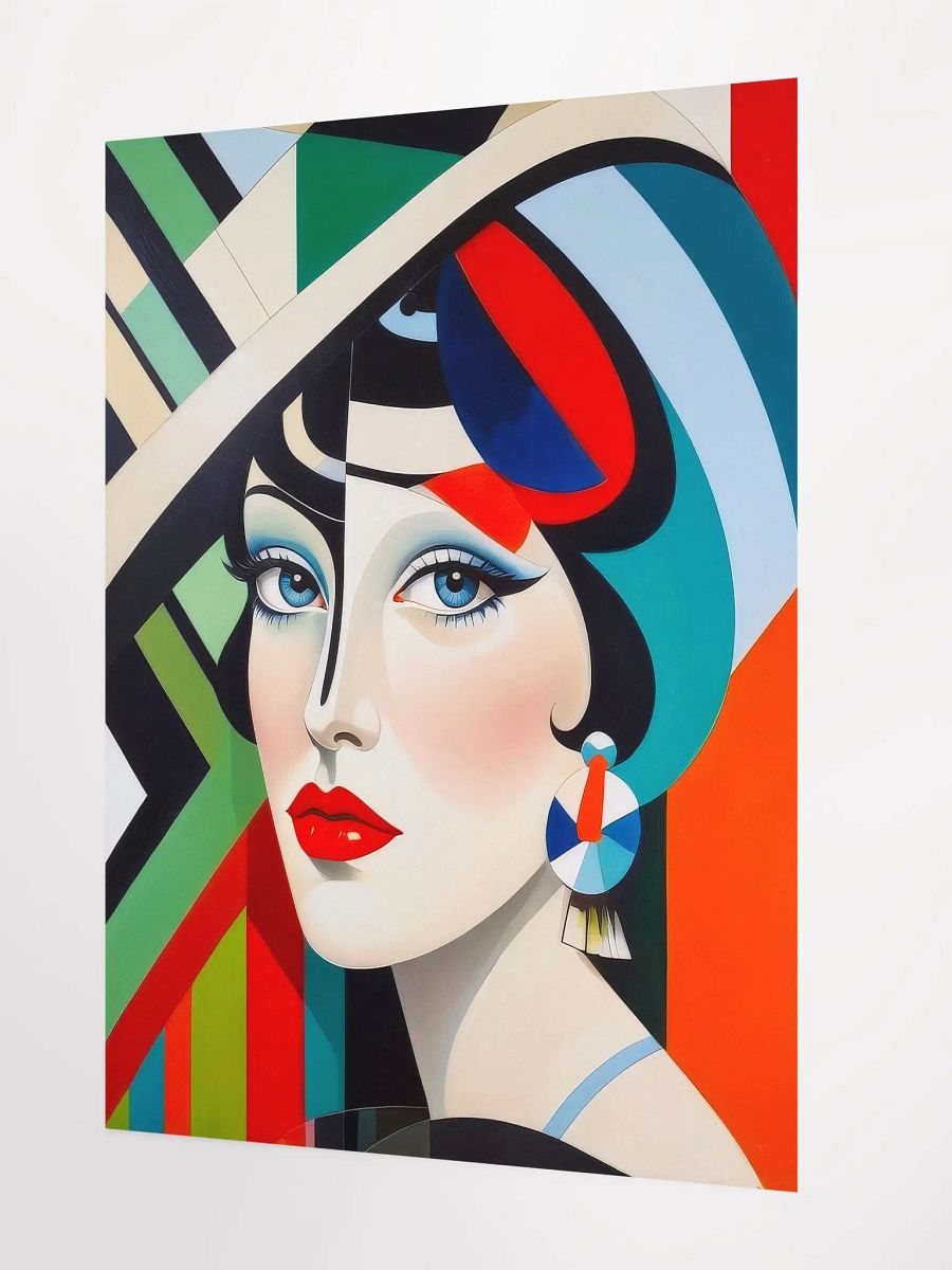 Vibrant Suzy - Flapper Girl Poster - Medium Size 18x24 Inches product image (2)
